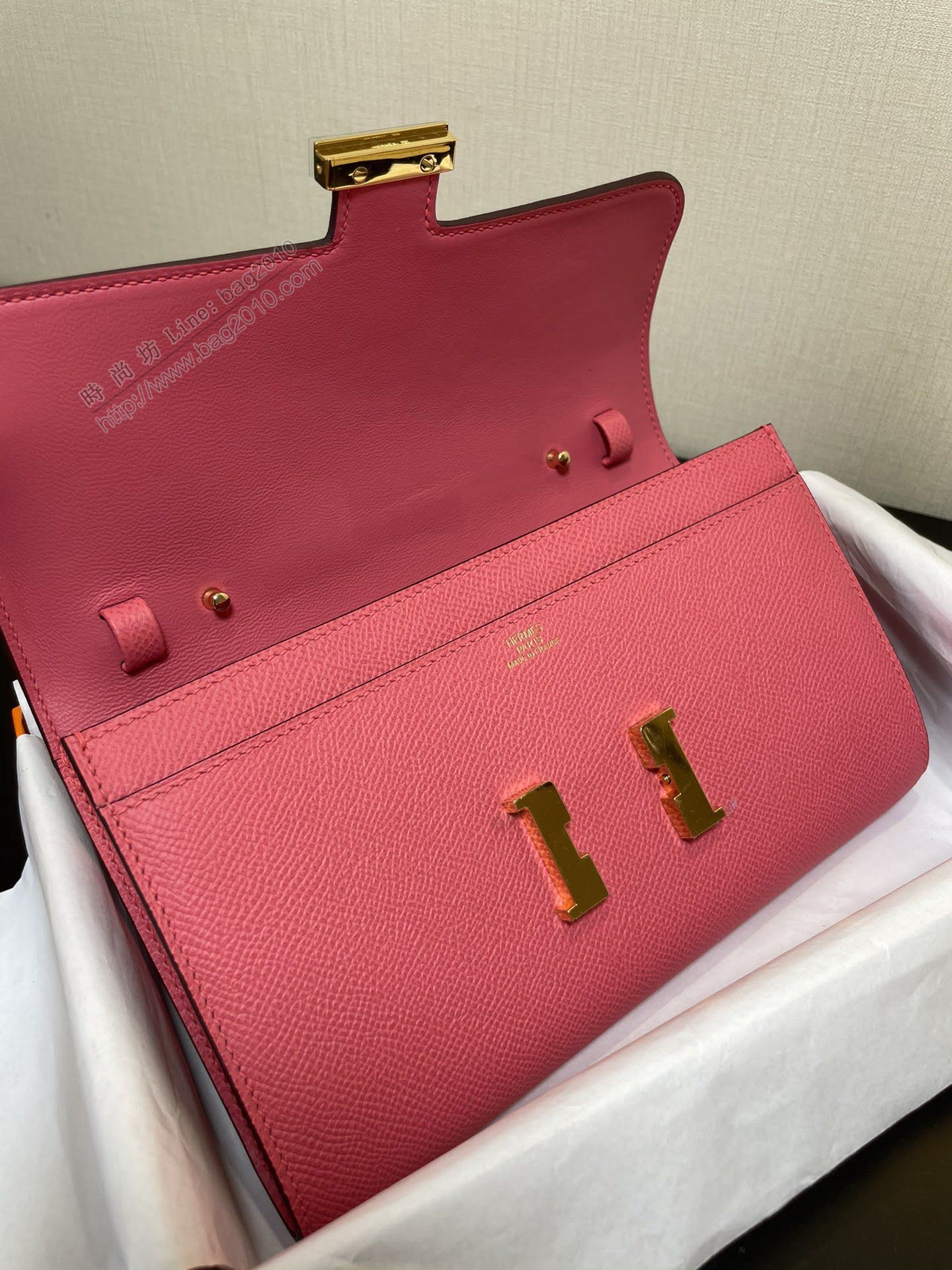 Constance小挎包 to go斜挎包 epsom皮 唇膏粉金扣 康康斜挎女包  am2172